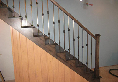 Rampe escalier en bois Lévis, Québec